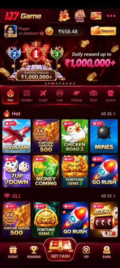 IJ7 Game KoolBet online games including Aviator and Mines